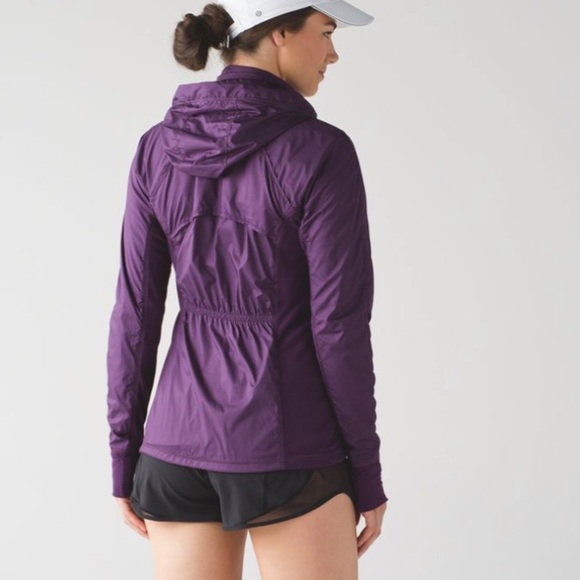 Lululemon Rush Hour Jacket 12 Burgundy - Picture 2 of 11